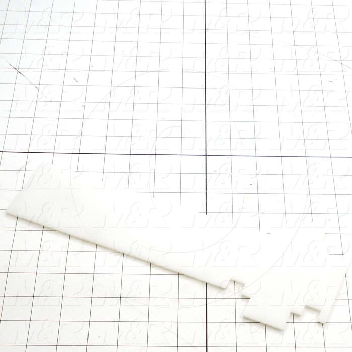 Fabricated Parts, Vacuum Bed Friction Plate, 12.50 in. Length, 4.00 in. Width, 0.13 in. Thickness