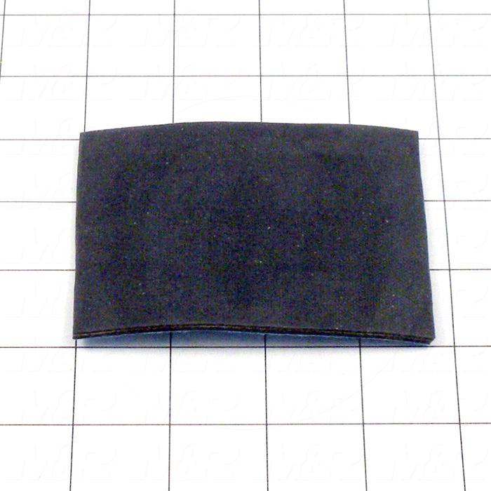 Fabricated Parts, Vacuum Port Gasket, 3.75 in. Length, 3.00 in. Width, 0.13 in. Height