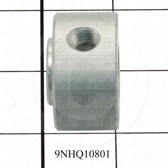 Fabricated Parts, Vacuum Swivel, 0.96 in. Length, 1.63 in. Diameter