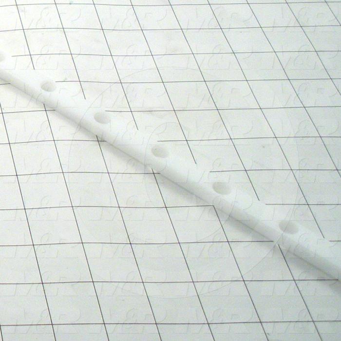 Fabricated Parts, Vacuum Valve Insert, 67.63 in. Length, 0.30 in. Width, 0.55 in. Height