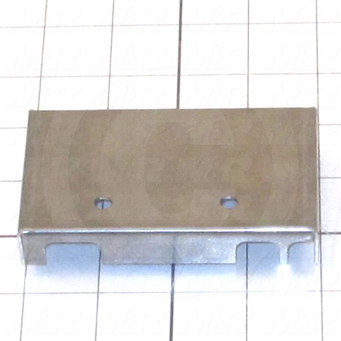 Fabricated Parts, Valve 4 Way Mtg Box, 4.00 in. Length, 2.25 in. Width, 0.69 in. Height, 18 GA Thickness