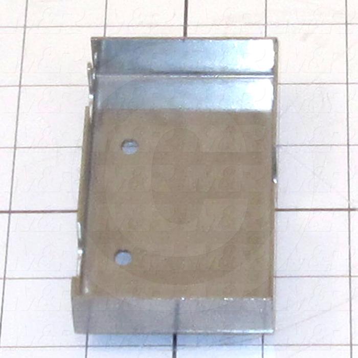 Fabricated Parts, Valve 4 Way Mtg Box, 4.00 in. Length, 2.25 in. Width, 0.69 in. Height, 18 GA Thickness