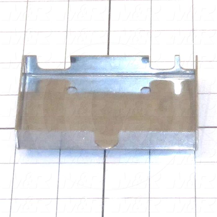 Fabricated Parts, Valve 4 Way Mtg Box, 4.00 in. Length, 2.25 in. Width, 0.69 in. Height, 18 GA Thickness