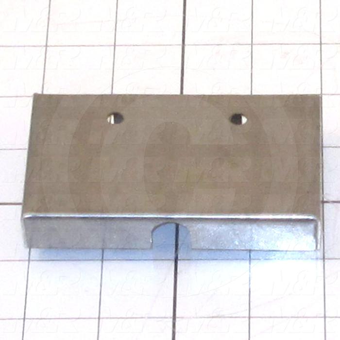 Fabricated Parts, Valve 4 Way Mtg Box, 4.00 in. Length, 2.25 in. Width, 0.69 in. Height, 18 GA Thickness