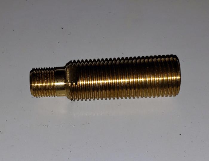 Fabricated Parts, Valve Extension, 1.74 in. Length, 0.56 in. Diameter, As Material Finish