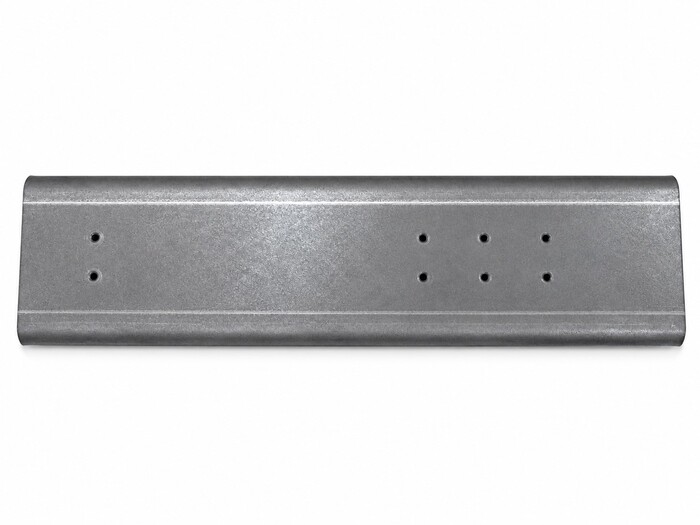 Fabricated Parts, Valve Mtg. Plate 13.47", 13.47 In Length, 3.50 in. Width, 0.75 in. Height, 3/16 in. Thickness