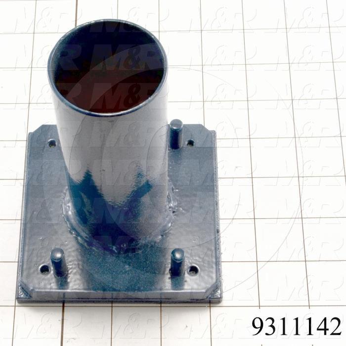 Fabricated Parts, Valve Slider, 5.00 in. Length, 4.00 in. Width, 4.00 in. Height