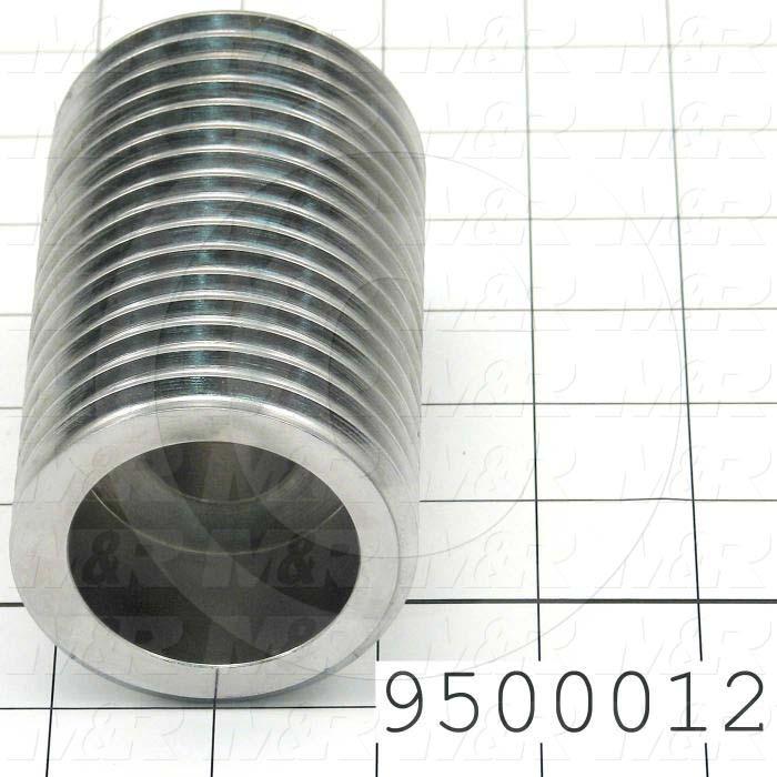 Fabricated Parts, Vertical Drive Left Spool, 4.00 in. Length, 1.75 in. Diameter