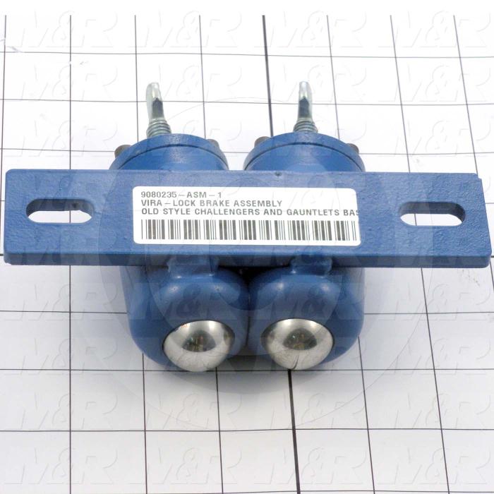 Fabricated Parts, Vira-Lock Brake Assembly, 6.50 in. Length, 1.94 in. Width, 5.34 in. Height
