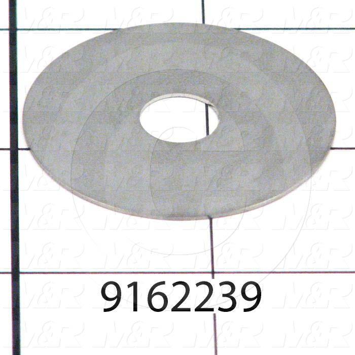 Fabricated Parts, Washer, 1.63 in. Diameter, 24 GA Thickness