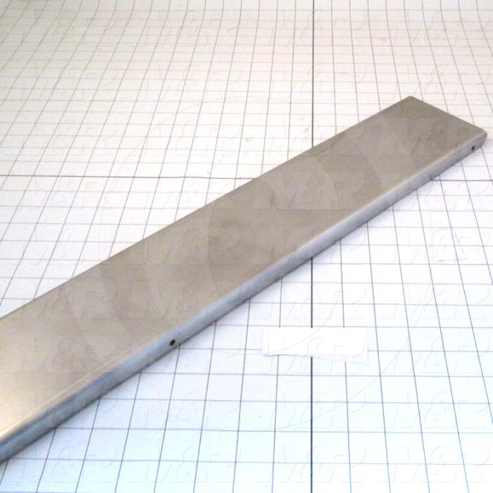 Fabricated Parts, Wheel Support Reinforcement, 48.18 in. Length, 5.11 in. Width, 0.63 in. Height