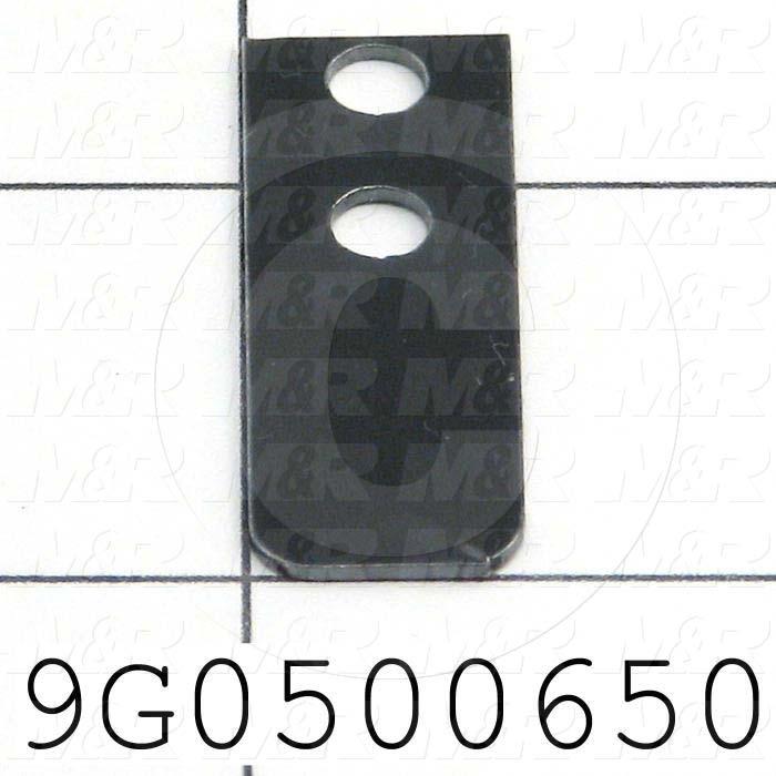 Fabricated Parts, Wicket Spring Clip, 1.375 in. Length, 0.50 in. Width, 0.018 in. Thickness