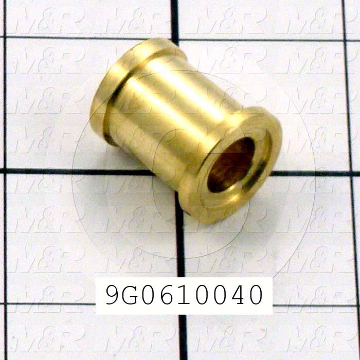 Fabricated Parts, Wiper Roller Bushing, 0.88 in. Length, 0.75 in. Diameter