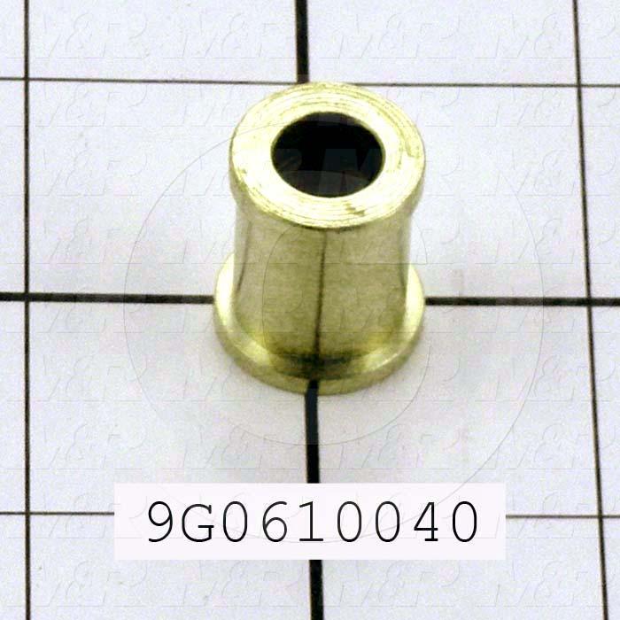 Fabricated Parts, Wiper Roller Bushing, 0.88 in. Length, 0.75 in. Diameter