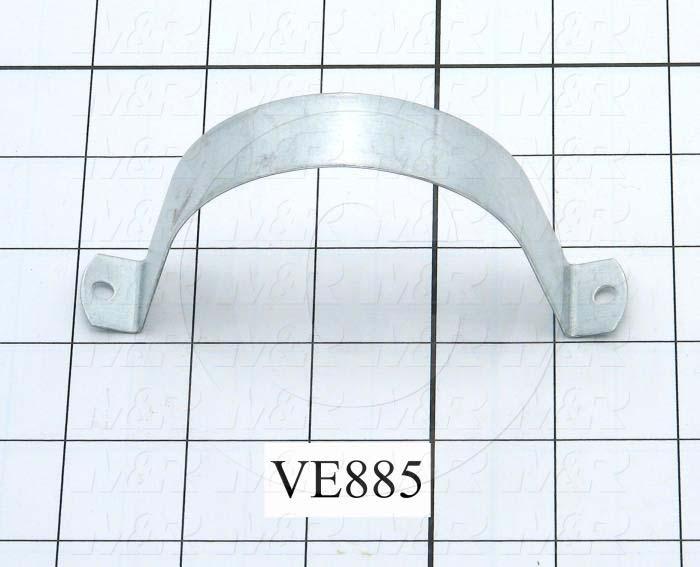 Fabricated Parts, Wrap Around Bracket, 6.32 in. Length, 0.75 in. Width, 0.56 in. Height