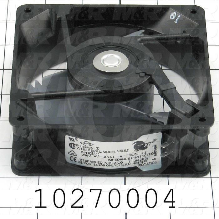 Fans, 230VAC, 50/60Hz, 64/72CFM