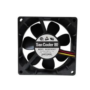 Fans, 80mm, 2.4W, 24VDC, 0.1A, 50/60Hz, 42CFM