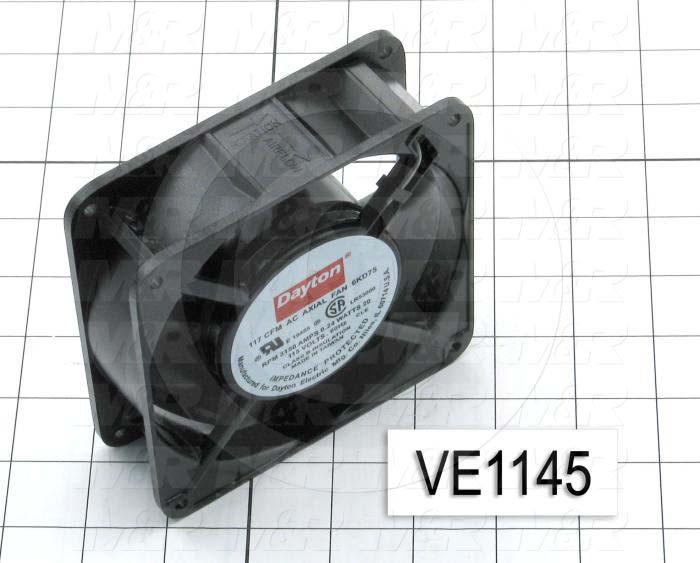 Fans, AC Fan, 115VAC, 115CFM