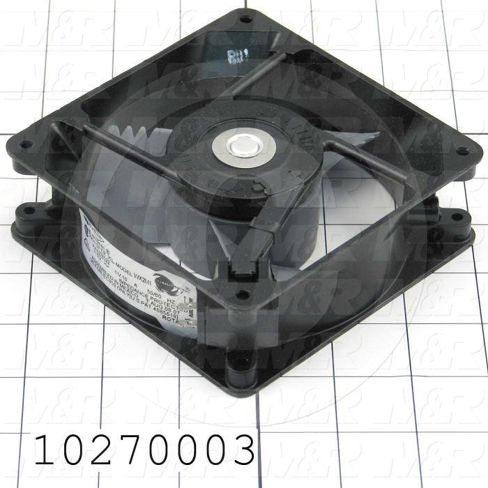 Fans, AC Fan, 115VAC, 50/60Hz, 64/72CFM