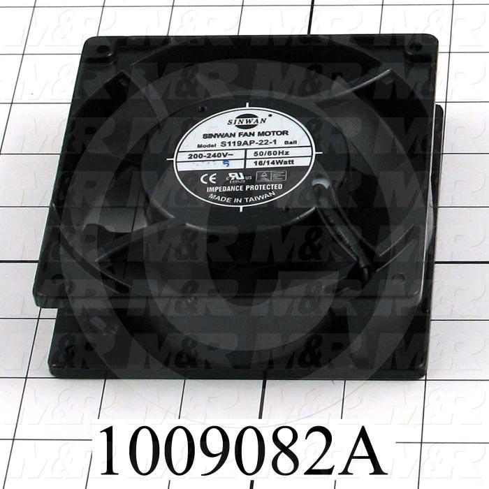 Fans, AC Fan, 230VAC, 0.1A, 137CFM