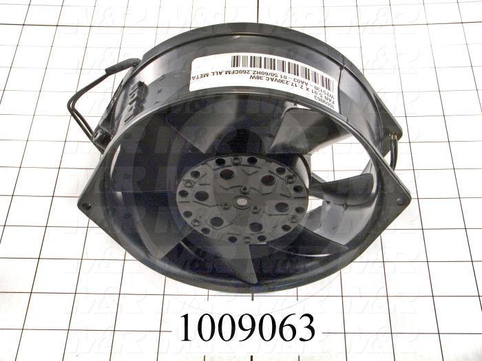 Fans, AC Fan, 38W, 230VAC, 260CFM