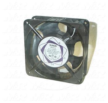 Fans, AC Fan, 4", 230VAC, 50/60Hz, with Guard, with Cord