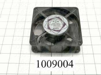 Fans, AC Fan, 4.69", 18W, 230VAC, 50/60Hz, 106CFM