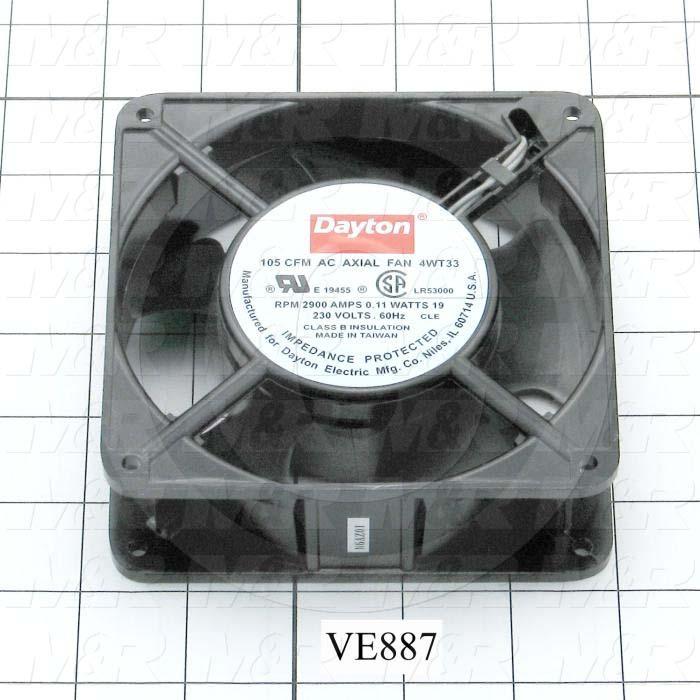 Fans, Axial Fan, 230VAC, 50/60Hz