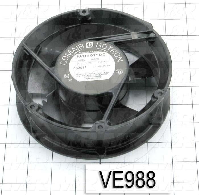 Fans, Axial Fan, 24VDC, 270CFM