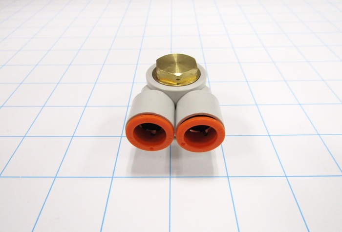 Fitting, 1/2 NPT Port Size, Single Mounting Type, With Seal, 1/2" Tube OD, Branch Universal Male Elbow