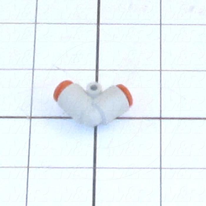 Fitting, 1/4" OD Tube OD, Union Elbow