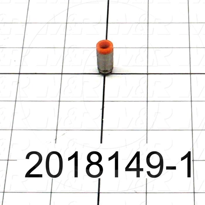 Fitting, Single Mounting Type, 1/4" Tube OD, Straight