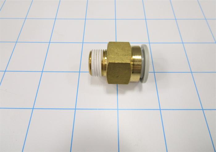 Fitting, With Seal, 16 mm Tube OD, Straight, 1 Gal.