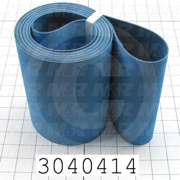 Flat Conveyor Belt, Fine/Tex., Polyamide, Polyamide, Blue, Blue, 0.07" Thickness, 7" Width, 148.75" Length