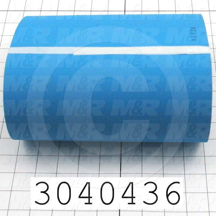 Flat Conveyor Belt, Fine/Tex., Polyamide, Polyamide, Blue, Blue, 0.07" Thickness, 9" Width, 92" Length