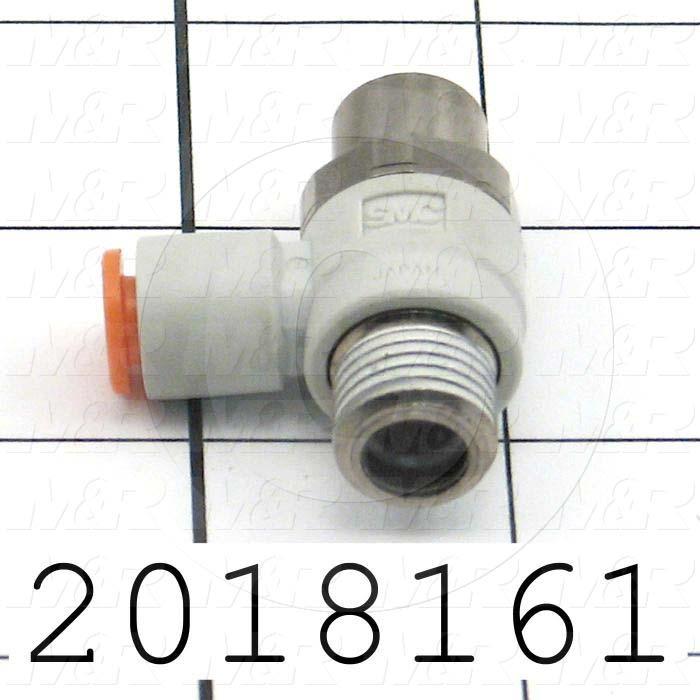 FLOW CONTROL 1/4NPT TO 1/4TUBE