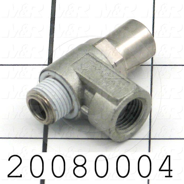 Flow Control, Direct Cylinder Flat Elbow Type, M3 Port Out