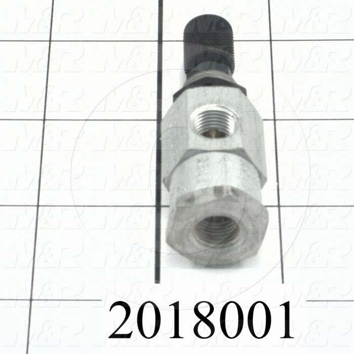 Flow Control, Panel Mount Type, 1/8" NPT Port In, 1/8" NPT Port Out, Standard Control Type