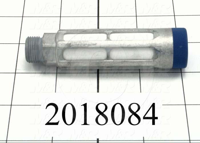 Flow Control, Silencer Function Type, 3/8" NPT Port In, 1700 l/min Flow Rate