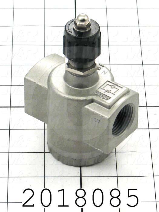 Flow Control, Standard In-Line Type, 3/4" NPT Port In, 3/4" NPT Port Out, 10100 l/min Flow Rate