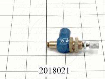 Flow Control, Standard Type, 5/32" OD Port In, 5/32" OD Port Out, Standard Control Type