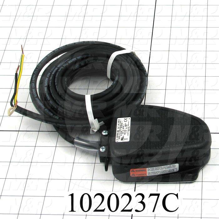 Foot Pedal Switches, 18/3SJOW, 209" Cord Length
