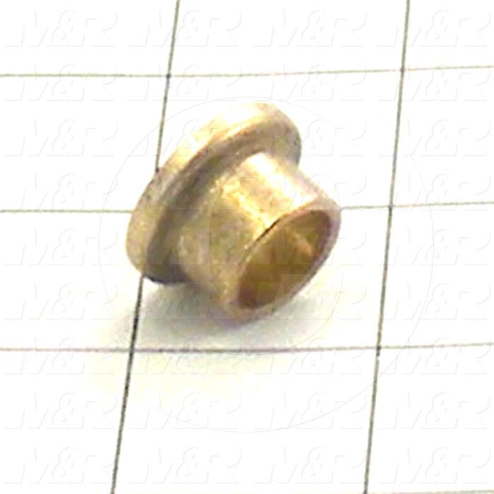 Friction Bearings, Flanged Type, Bronze Material, 0.50 in. Inside Diameter, 0.625" Outside Diameter, 0.50 in. Overall Length