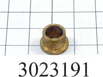 Friction Bearings, Flanged Type, Bronze Material, 0.75 in. Inside Diameter, 1.00" Outside Diameter, 0.750" Overall Length