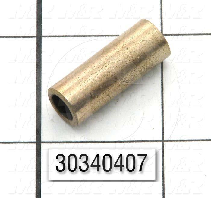 Friction Bearings, Plain Cylindrical Type, Bronze Material, 0.250" Inside Diameter, 0.38 in. Outside Diameter, 1.00" Overall Length