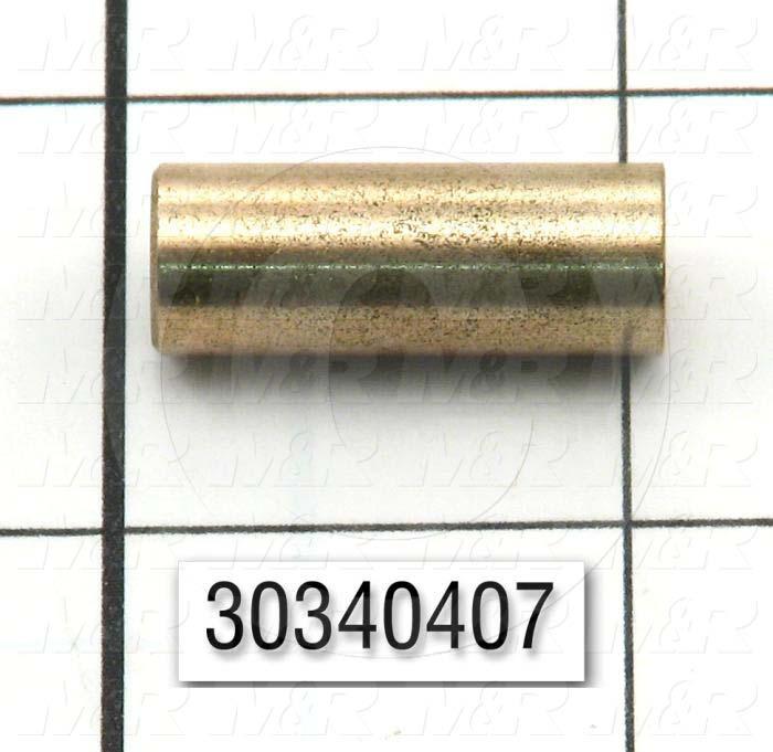 Friction Bearings, Plain Cylindrical Type, Bronze Material, 0.250" Inside Diameter, 0.38 in. Outside Diameter, 1.00" Overall Length