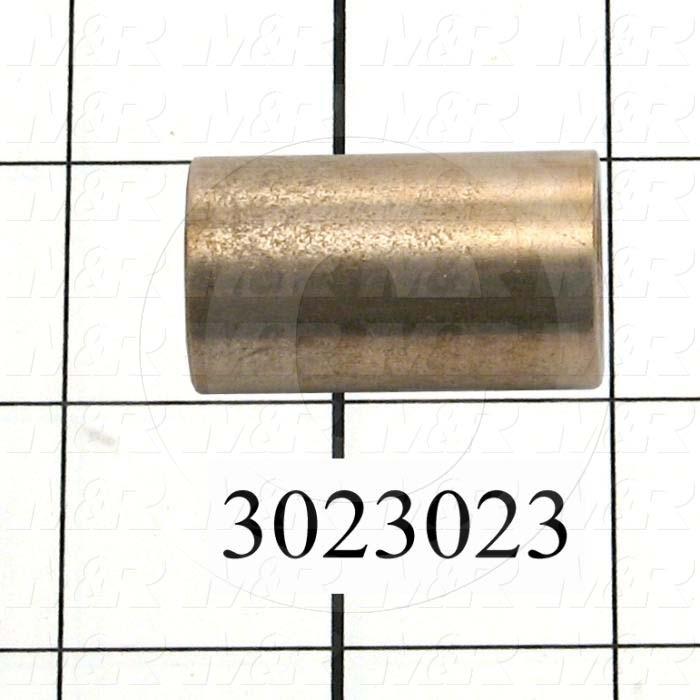 Friction Bearings, Plain Cylindrical Type, Bronze Material, 0.625 in. Inside Diameter, 0.875" Outside Diameter, 1.50 in. Overall Length