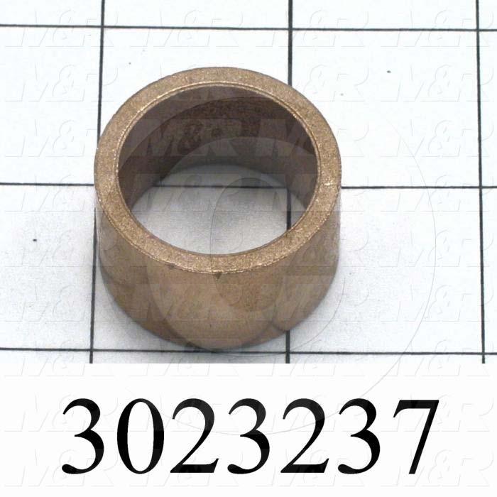 Friction Bearings, Plain Cylindrical Type, Bronze Material, 1.00" Inside Diameter, 1.25 in. Outside Diameter, 0.750" Overall Length