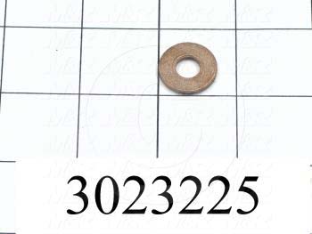 Friction Bearings, Trust Type, Bronze Material, 0.313" Inside Diameter, 0.75 in. Outside Diameter, 0.062" Thickness