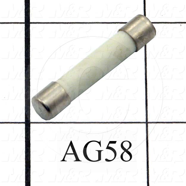 Fuse, Ceramic Tube, 250VAC, 15A